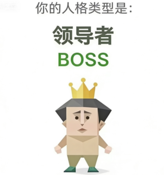 BOSS personality illustration