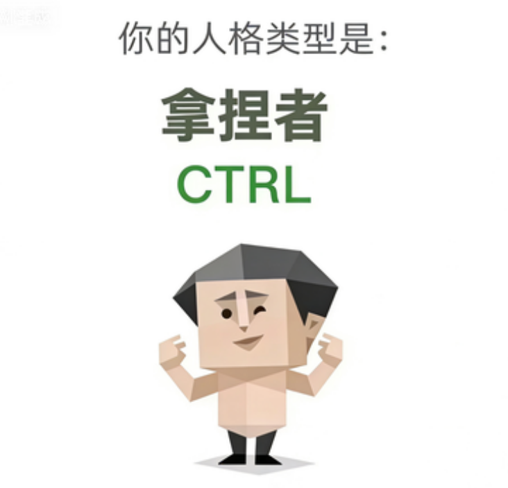 CTRL personality type preview card for the SBTI test
