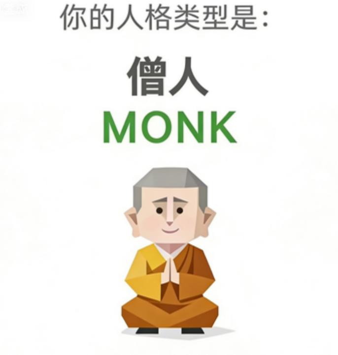 MONK personality illustration